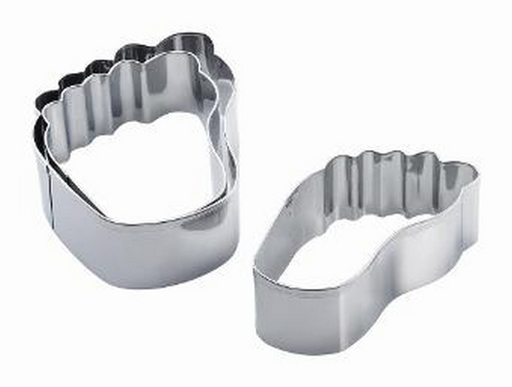 Baby Füße Keks & Fondant Edelstahl Ausstechform